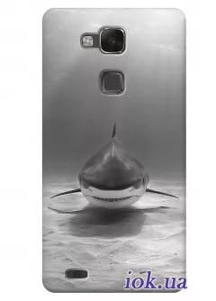 Чехол для Huawei Mate 7 - Яростная акула