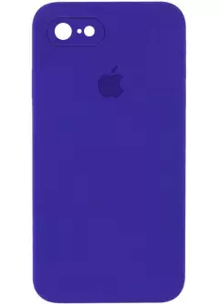 Чехол Silicone Case Square Full Camera Protective (AA) для Apple iPhone 6 / 6S || , Фиолетовый / Ultra Violet