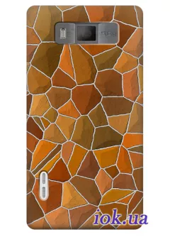 Чехол для LG Optimus L7 - Каменная стена 