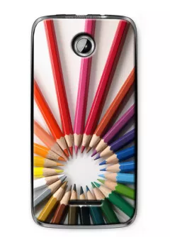 Купить чехол для Lenovo A390 с разноцветными карандашами  - Pencil