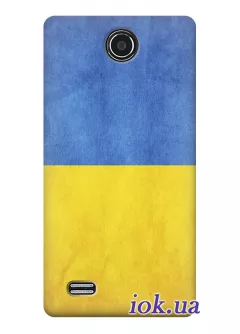 Чехол для Lenovo A766 - Украинский флаг