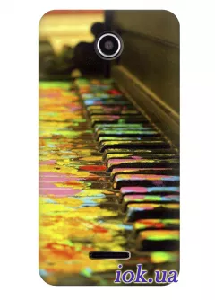 Чехол для Lenovo S899t - Разноцветные клавиши