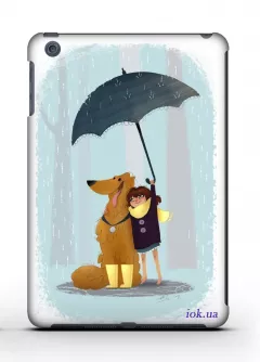 Чехол Qcase для iPad Air - Girl and Dog