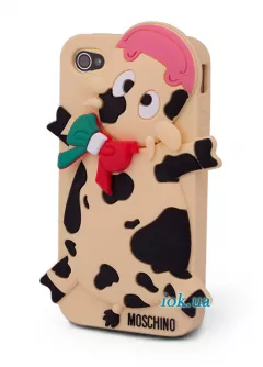 Корова Доменика - чехол Moschino на iPhone 4, 4S