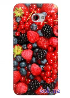Чехол для HTC Butterfly S - Летние ягоды
