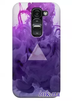 Классный чехол для LG G2 Mini с фиолетовым дымом