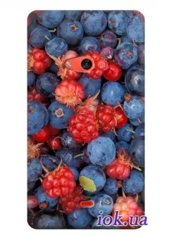 Чехол для девушки с ягодами для Nokia Lumia 625