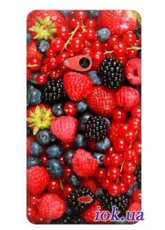 Чехол с ягодами для Nokia Lumia 625