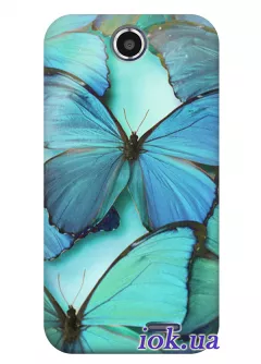 Чехол для HTC Desire 310 - Бабочки 