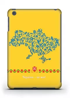 Купить патриотический пластиковый чехол для iPad Air с картой Украины - Ukraine