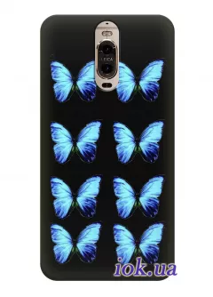 Чехол для Huawei Mate 9 Pro - Необычно красивые бабочки