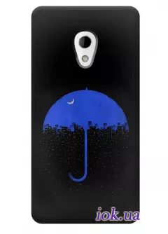 Чехол для HTC Desire 700 - Город под зонтом