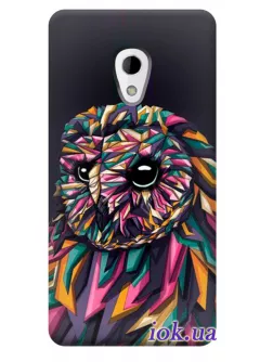 Чехол для HTC Desire 700 - Цветная совушка