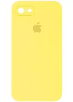 Чехол Silicone Case Square Full Camera Protective (AA) для Apple iPhone 6 / 6S || , Желтый / Yellow