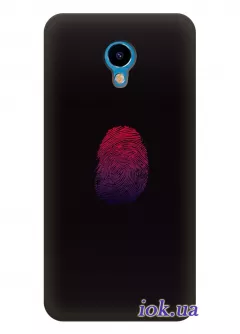 Чехол для Meizu M5 Note - Розовый отпечаток