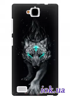 Чехол для Huawei Honor 3C Lite - Волк