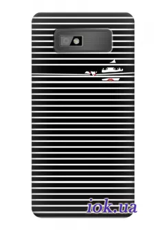 Чехол для HTC Desire 600 - Жалюзи 