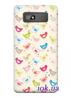 Чехол для HTC Desire 600 - Веселые птички 