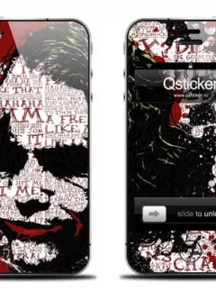 iPhone 4 виниловая наклейка - Jocker