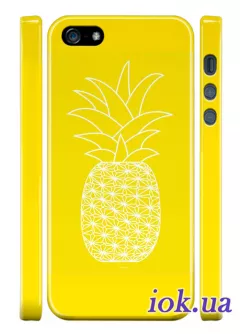 Чехол на iPhone 5/5S - Вязаный ананас