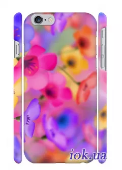 Качественный чехол с цветами для iPhone 6/6S