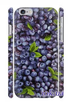 Чехол с черными ягодами для iPhone 6/6S