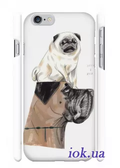 Чехол с собаками для iPhone 6/6S
