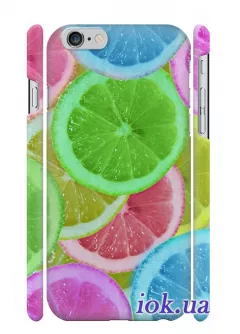 Чехол с разноцветным лимоном для iPhone 6/6S
