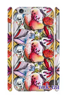 Чехол с необычными цветами для iPhone 6/6S