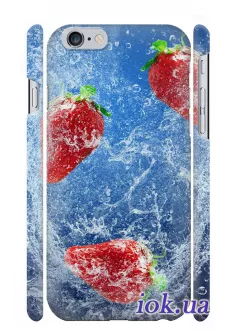 Чехол с мокрой клубникой для iPhone 6/6S