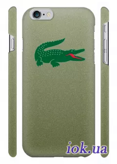 Чехол для iPhone 6 Plus - Крокодил Lacoste