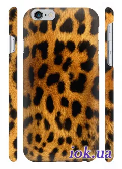 Чехол на iPhone 6 Plus - Леопардовый принт
