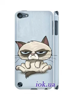 Чехол для iPod touch 5 - Грустный кот