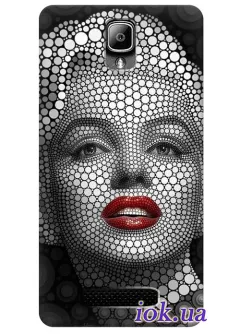 Чехол для Lenovo A1000 - Marilyn Monroe Art