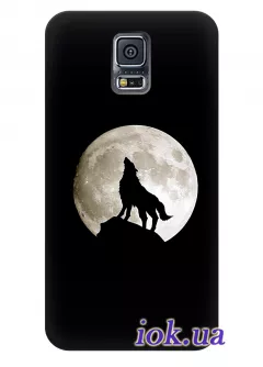Чехол для Galaxy S5 Plus - Одинокий волк