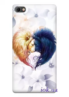 Чехол для Meizu U10 - Влюблённые львы