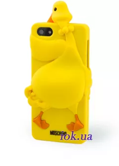 Чехол "Гусь Мошино" для Айфон 5, желтый