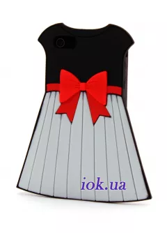 Чехол платье Moschino для iPhone 5/5S, черный