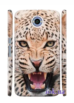 Чехол для Motorola Nexus 6 - Леопард