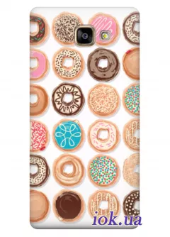 Чехол для Galaxy A7 (2016) - Пончики