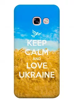 Чехол для Galaxy A7 2017 - Love Ukraine