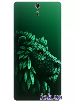 Чехол для Xperia C5 Ultra - Зеленый лев