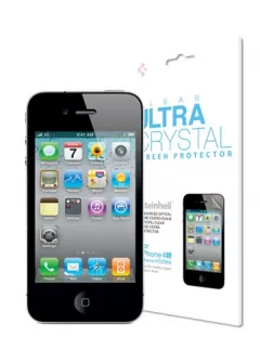 Глянцевая пленка для защиты экрана iPhone 4/4S - SGP Steinheil Ultra Crystal