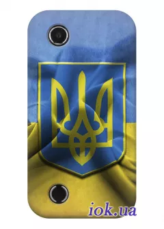 Чехол для Lenovo A288t - Флаг и Герб Украины