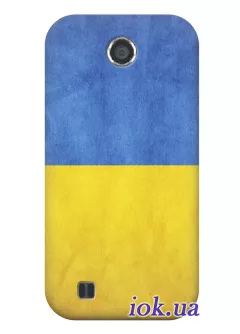 Чехол для Lenovo A790e - Украинский флаг