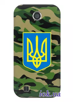 Чехол для Lenovo A790e - Военный Герб Украины