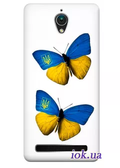 Чехол для Asus Zenfone C - Украинские бабочки
