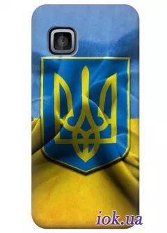 Чехол для Nokia Lumia 5230 - Флаг и Герб Украины