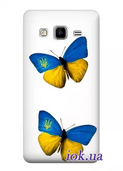 Чехол для Galaxy Grand 3 - Бабочки