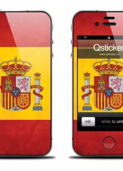Виниловый скин Qsticker, дизайн Флаг Испании